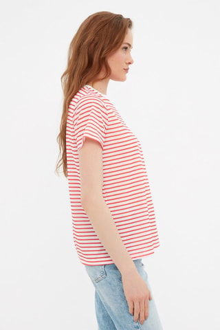 T-shirt - Rosso e bianco