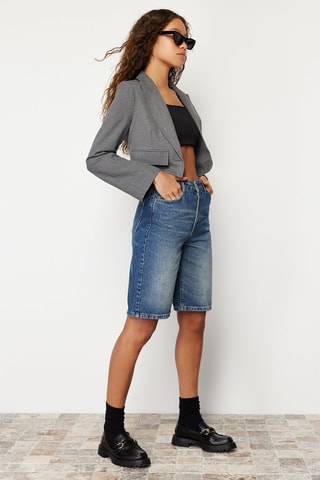 Bermuda in jeans - Blu