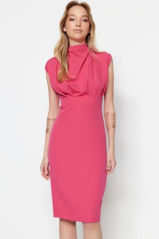 Abito a tubino - Fucsia