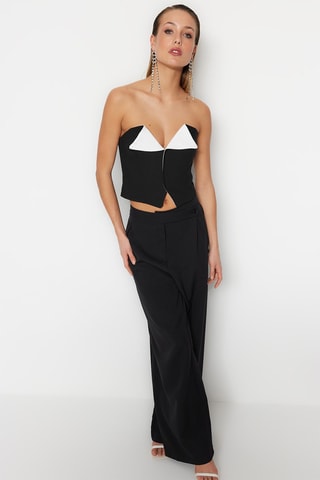 Top bustier - Nero