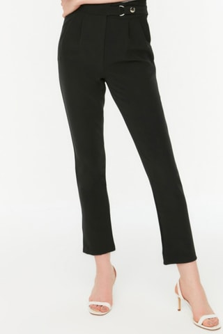Pantalon slim 7/8 - Noir