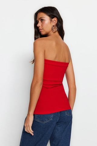 Top bustier - Rouge