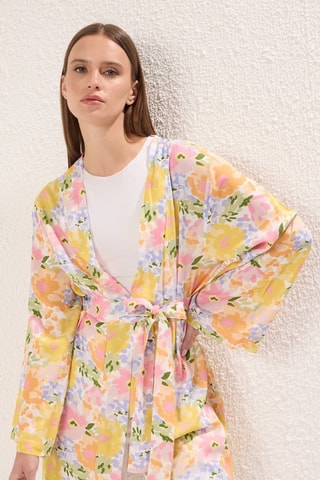 Kimono e caftano - Giallo e multicolore