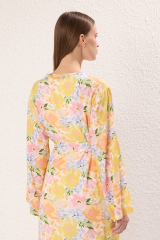 Kimono e caftano - Giallo e multicolore