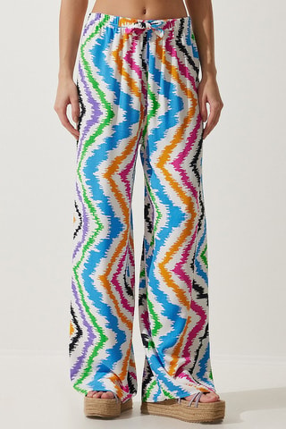 Pantaloni palazzo - Blu