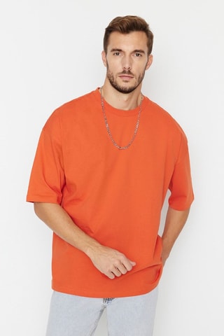 Tshirt oversize - Arancione