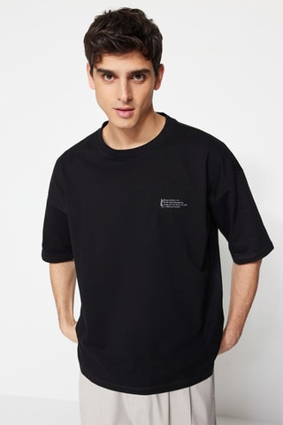 Tshirt oversize - Nero