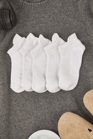 5 paires de chaussettes - Blanc