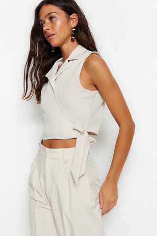 Crop top - Beige