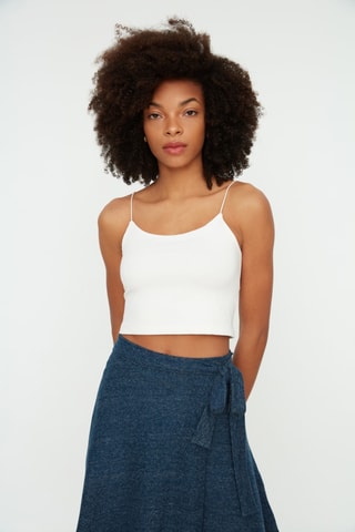 Crop top - Marron