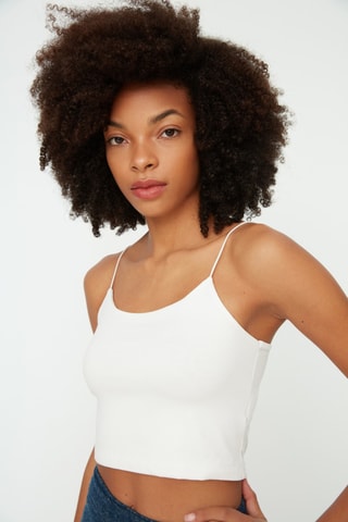 Crop top - Marron