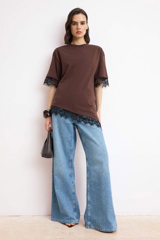 Tshirt regular - Marrone