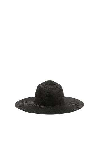 Cappello di paglia - Nero