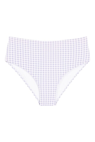 Slip bikini - Bianco e viola