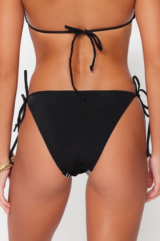 Slip bikini - Bianco e nero
