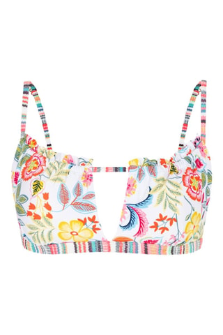 Reggiseno bikini - Bianco e giallo