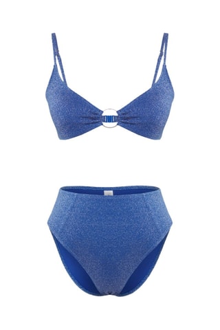 Bikini a vita alta - Blu