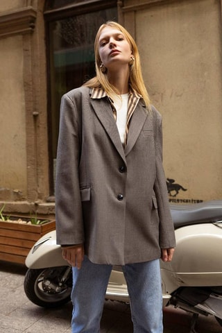 Blazer oversize - Grigio