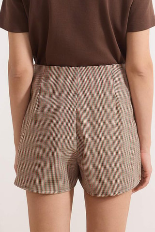 Gonna shorts - Rosso e multicolore