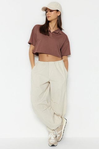 T-shirt relaxed - Marrone