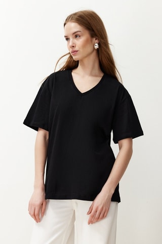 T-shirt oversize - Nero
