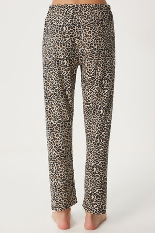 Pantaloni pigiama - Nero e beige