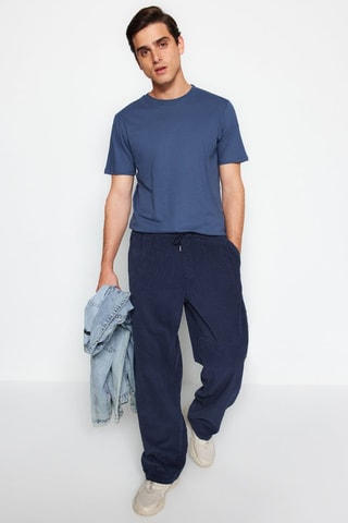 3 Tshirt - Bianco, blu e grigio