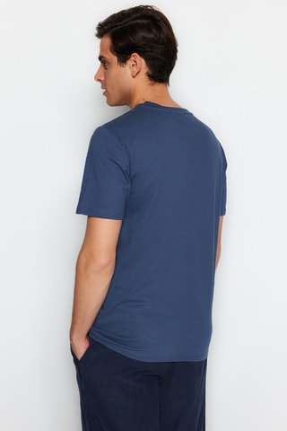 3 Tshirt - Bianco, blu e grigio