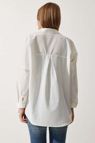 Camicia oversize - Ecrù