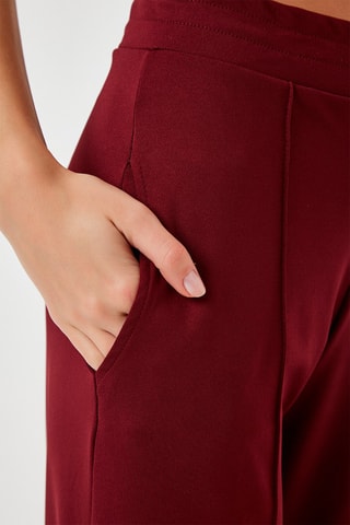 Pantaloni palazzo - Bordeaux