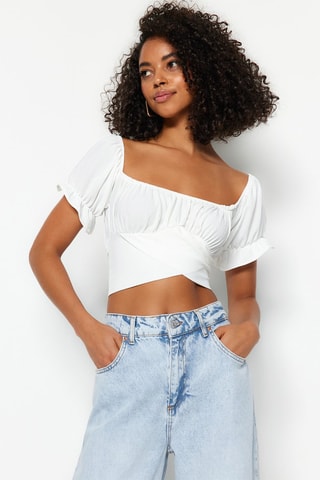 Crop top - Blanc