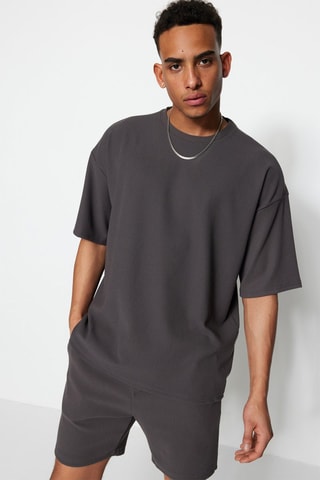 Tshirt oversize - Grigio