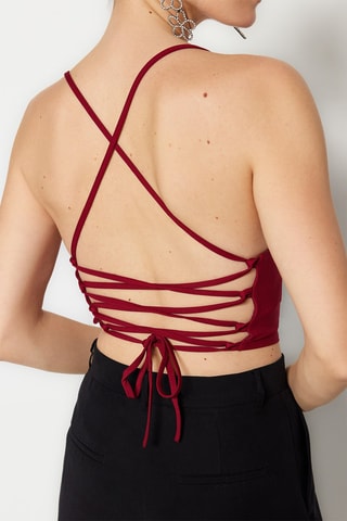 Crop top - Rosso