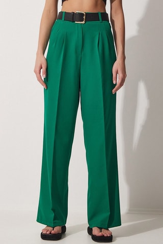 Pantaloni regular - Verde