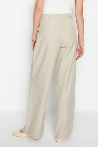 Pantalon wide legs - Beige