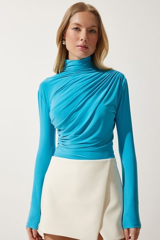 Top - Turchese