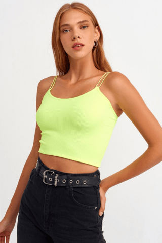 Crop top - Jaune