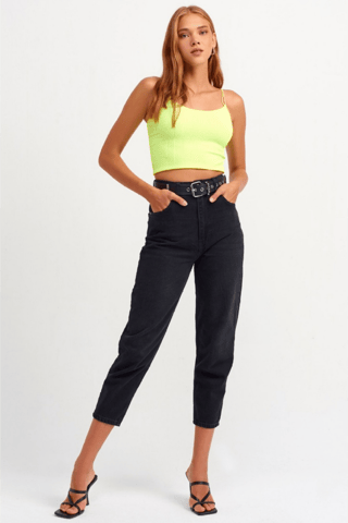 Crop top - Jaune