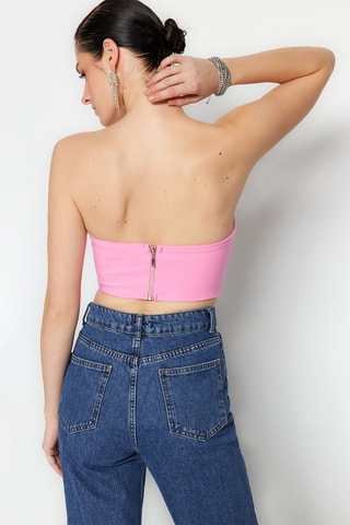 Crop top bustier - Rose