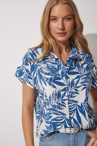 Camicia - Bianco e blu
