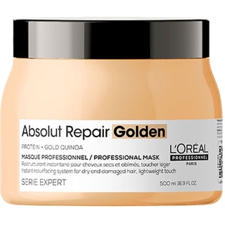 Masque doré restructurant - Absolut Repair Golden - Cheveux abîmés - 500 ml