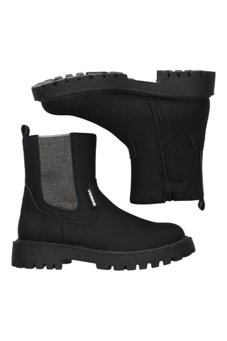 Bottines en cuir - Noir