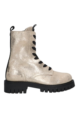 Bottines en cuir - Argenté