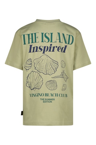 T-shirt - Noir, vert et jaune