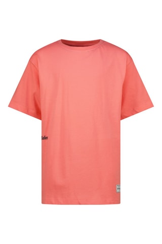 T-shirt - Blanc, noir et orange