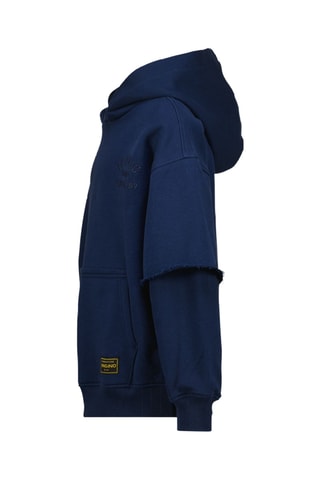 Sweat à capuche - Bleu
