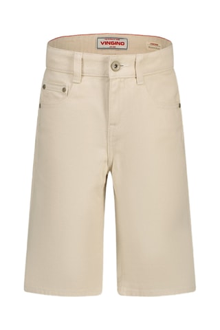 Short en jean - Blanc