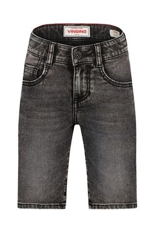 Short en jean - Gris