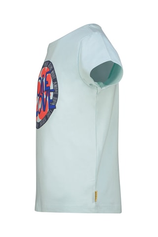 T-shirt - Noir, bleu et vert