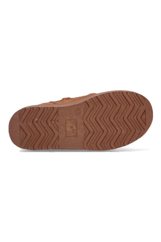 Bottines fourrées en nubuck - Marron
